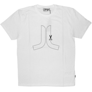 WESC T-Shirt - Cut Here Icon - White