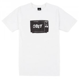 T-Shirt Obey - What To Think - White