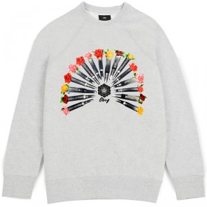 Sweatshirt Femme Obey - 16 Bullets - Ash Heather