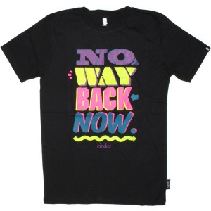 CINDEZ T-shirt - No Way Back Now - Black