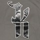 DESTROY ALL TOYS T-shirt  - Dat Train - Grey