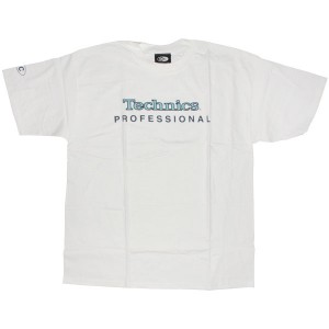 Technics T-Shirt - White Technics Professional logo