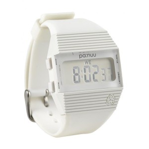 PA:NUU Watch - Bandit - White / Silver Screen