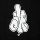 DISSIZIT ! T-shirt - LA Hands Back Tee - Black