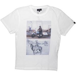 T-shirt Olow - Cowboy - White